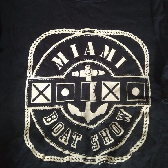 Vintage Miami Boat Show Logo T-Shirt - Picture 1 of 8